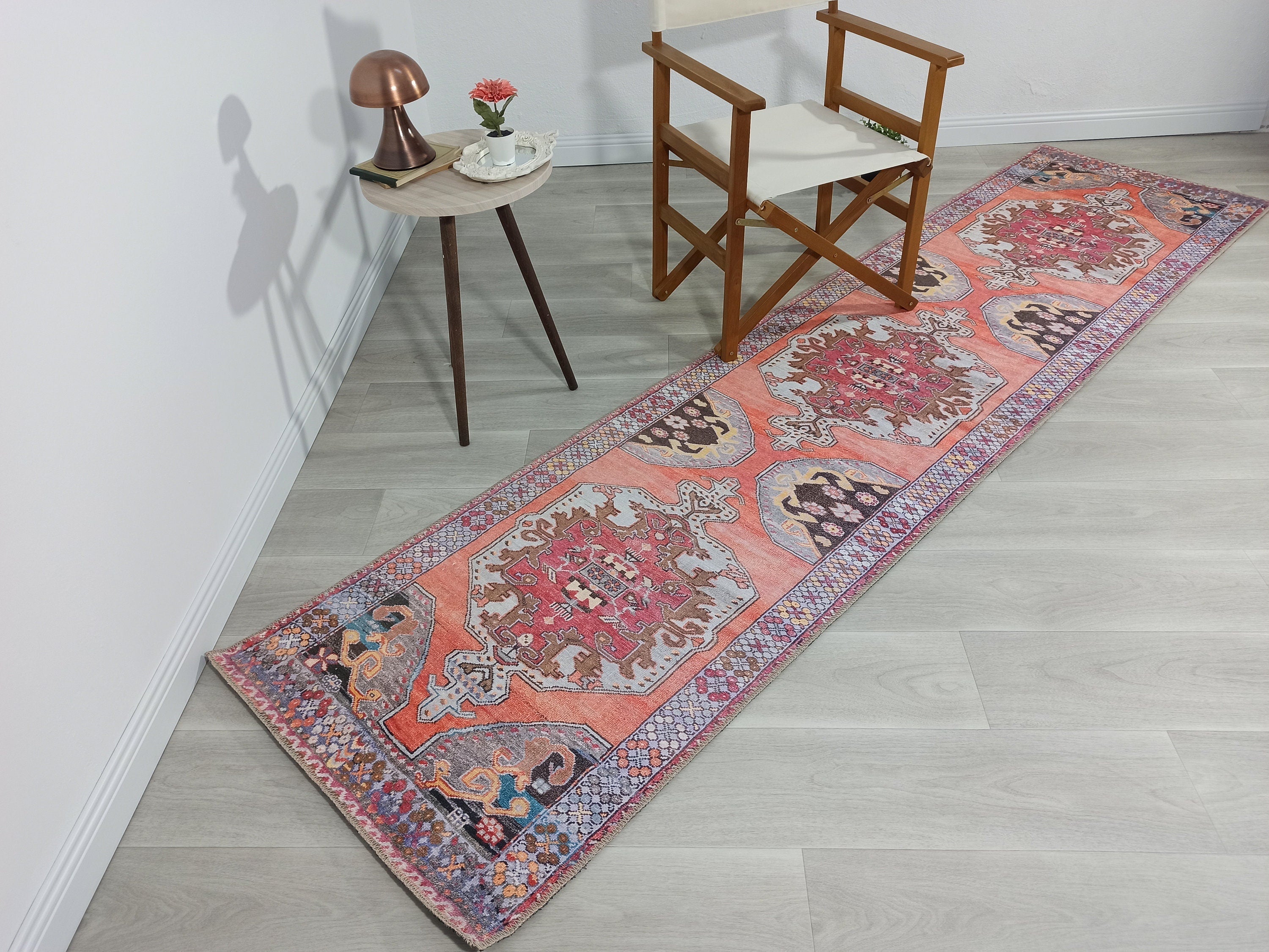 Farda Rug Turkish Blush Coral Pink Rug-Rugs-Fame Rugs-2'x3' ft 60x90 cm-fame