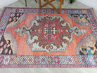 Farda Rug Turkish Blush Coral Pink Rug-Rugs-Fame Rugs-2'x3' ft 60x90 cm-fame