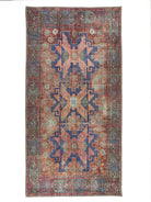 Fedra Turkish Beige Blue Red Rug-Rugs-Fame Rugs-Pink-2'x3' ft 60x90 cm-fame