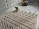 Gama Reversible Kilim Beige & White Rug-Rugs-Fame Rugs-2'6"x4'9" 80x150cm-fame