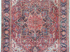 Hana Rug Persian Central Medallion Burgundy Claret Red Pink Rug-Rugs-Fame Rugs-2'x3' ft 60x90 cm-fame