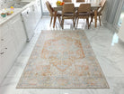 Hara Rug Faded Beige & Blue Oriental Rug-Rugs-Fame Rugs-2'x3' ft 60x90 cm-fame