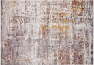 Iva Abstract Ivory Beige Gold Brown Rug-Fame Rugs-2'x3'ft 60x90cm-fame