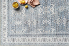 Jayla Modern Turkish Floral Cream Blue Rug-Area Rugs-famerugs-2'x3' ft 60x90cm-fame