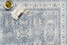 Jayla Modern Turkish Floral Cream Blue Rug-Area Rugs-famerugs-2'x3' ft 60x90cm-fame