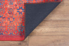 Kiraz Scandinavian Red Coral and Blue Rug-Rugs-Fame Rugs-2'x3' ft 60x90 cm-fame