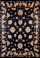 Kita Karabagh Turkish Azerbaijani Black Rug-Fame Rugs-2'x3'ft 60x90cm-fame