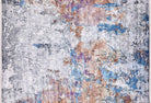 Lama Abstract Modern Gray Rug-Fame Rugs-2'x3'ft 60x90cm-fame