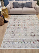 Lara Boho Turkish Beige Rug-Fame Rugs-2'x3'ft 60x90cm-fame