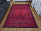 Liza Turkish Red Vintage Distressed Rug-Rugs-Fame Rugs-2'x3' ft 60x90 cm-fame