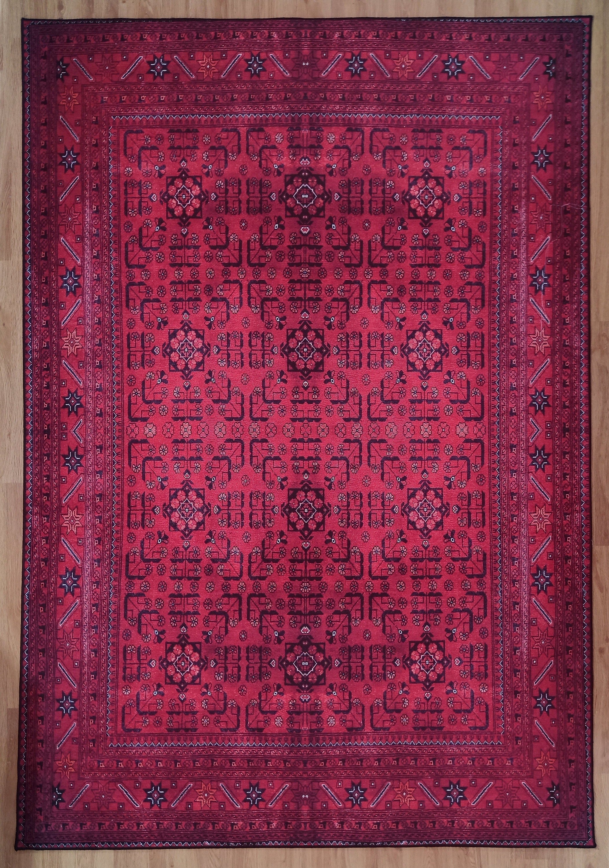 Liza Turkish Red Vintage Distressed Rug-Rugs-Fame Rugs-2'x3' ft 60x90 cm-fame