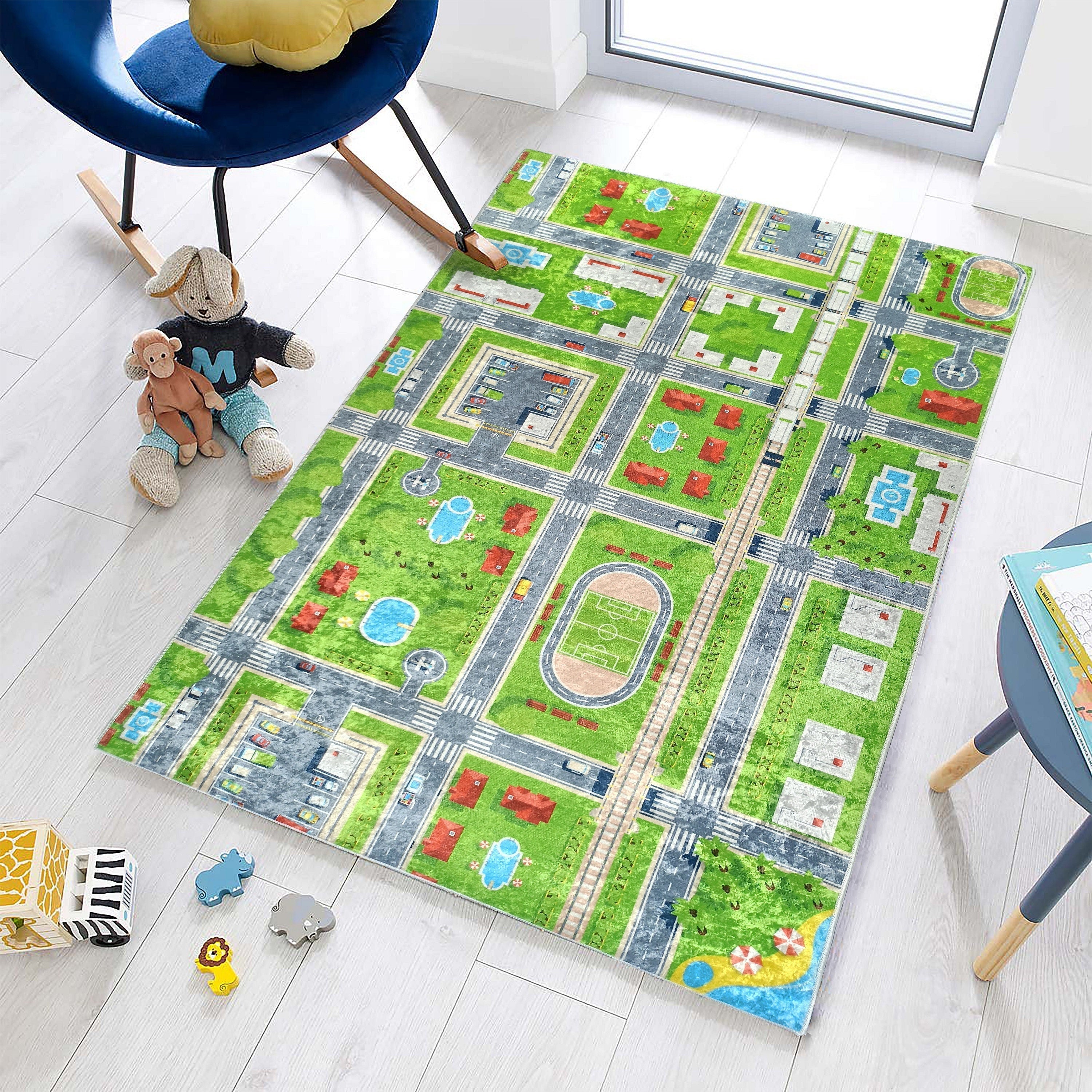 Lofi Kids Car Play Rug-Rugs-Fame Rugs-2'6x4'9 ft 80x150cm-fame