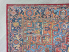 Lorf-Runner Turkish Red Blue Runner Rug-Rugs-Fame Rugs-2'x3'ft 60x90cm-fame