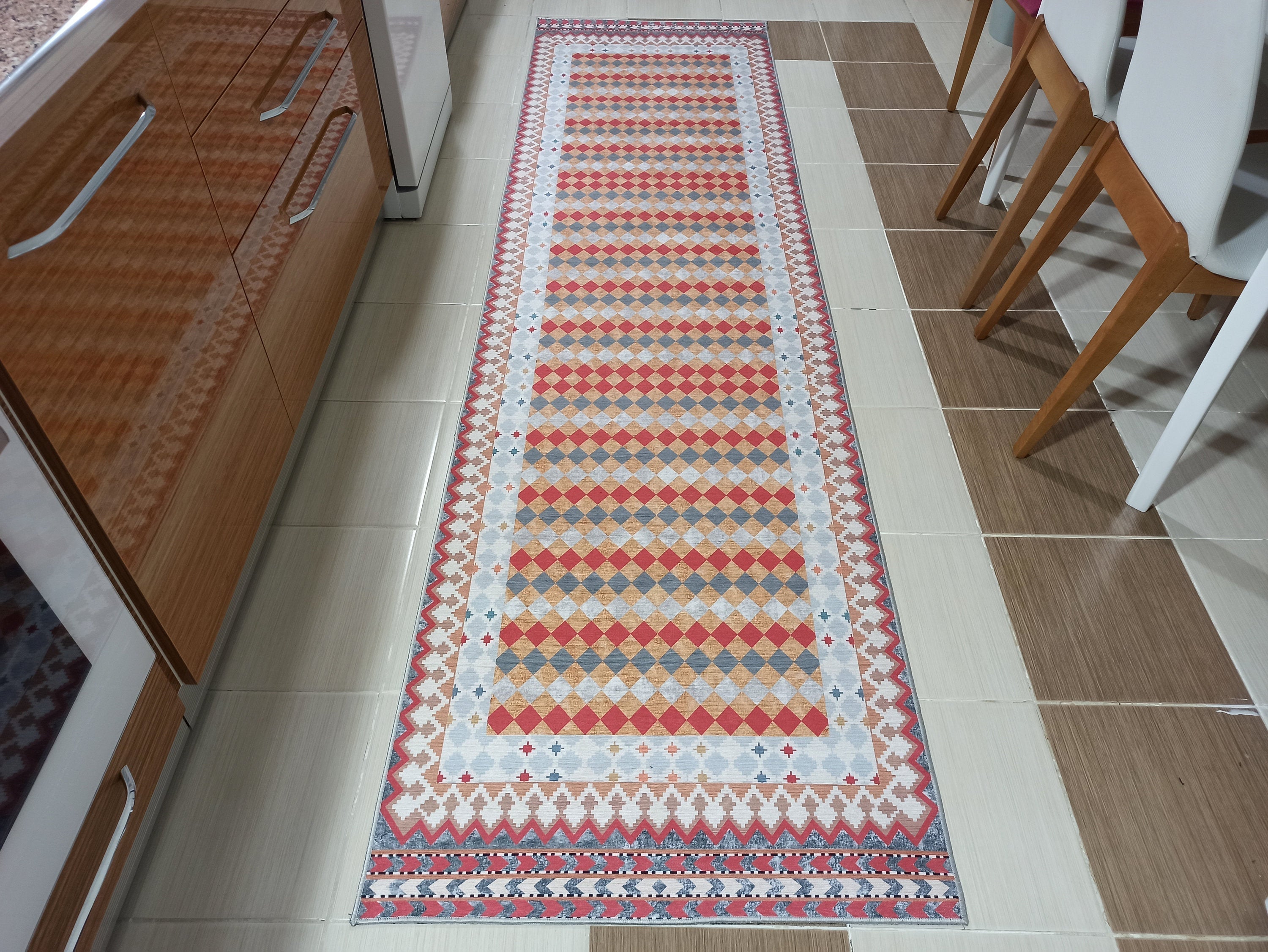 Manya Rug Kilim Flatweave Colorful Rug-Rugs-Fame Rugs-2'x3' ft 60x90 cm-fame