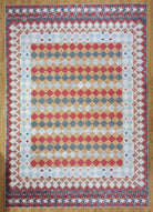 Manya Rug Kilim Flatweave Colorful Rug-Rugs-Fame Rugs-2'x3' ft 60x90 cm-fame