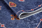 Marta Turkish Navy Blue Kilim Rug-Fame Rugs-2'x3'ft 60x90cm-fame