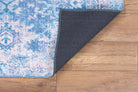 Mavera Blue & Faded Turquoise Persian Rug-Rugs-Fame Rugs-2'x3' ft 60x90 cm-fame