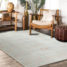 Milas Muted Baby Blue & Pale Blush Turkish Rug-famerugs-2&#39;x3&#39; ft 60x90cm-fame