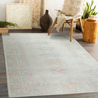 Milas Muted Baby Blue & Pale Blush Turkish Rug-famerugs-2&#39;x3&#39; ft 60x90cm-fame