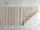 NEU Runner Kilim White Beige Flatweave Rug-Rugs-Fame Rugs-2'6"x4'9" 80x150cm-fame