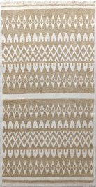 NEU Runner Kilim White Beige Flatweave Rug-Rugs-Fame Rugs-2'6"x4'9" 80x150cm-fame