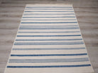 Nama Reversible Kilim Pastel Blue Neutral White Rug-Rugs-Fame Rugs-2'6"x4'9" 80x150cm-fame