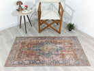 Nar Rug Turkish Earth tones Terracotta Floral Rug-Rugs-Fame Rugs-2'x3' ft 60x90 cm-fame