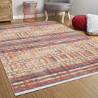 Nona Turkish Kilim Yellowish Beige Rug-Fame Rugs-2'x3'ft 60x90cm-fame