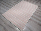 Pama Revesible Pastel Pink Kilim Rug-Rugs-Fame Rugs-2'6"x4'9" 80x150cm-fame