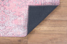 Pamba Pink Persian Heriz Faded Gray Rug-Rugs-Fame Rugs-2'x3' ft 60x90 cm-fame