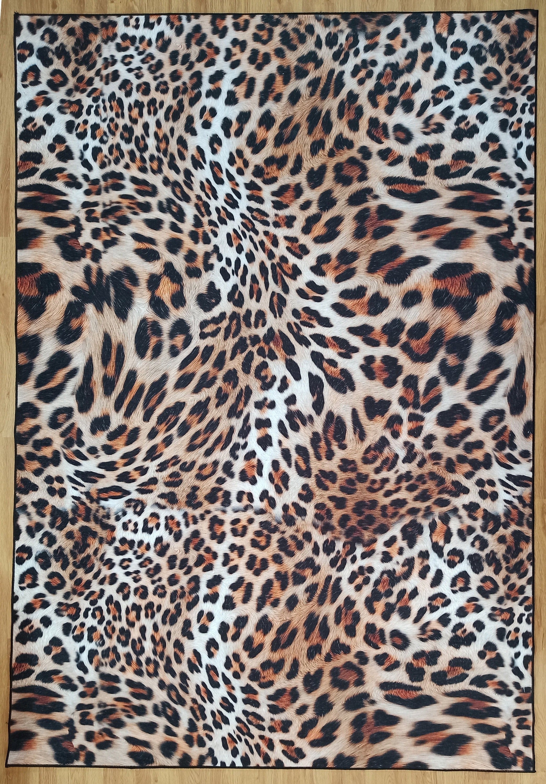 Pars Leopard Leather Pattern Modern Rug-Rugs-Fame Rugs-2'x3' ft 60x90 cm-fame