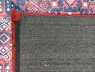 Ramsa Rug Red Navy Blue Turkish Area Rug-Rugs-Fame Rugs-2'x3'ft 60x90cm-fame