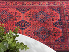 Rania Red Afghan Turkish Rug-Rugs-Fame Rugs-2'x3' ft 60x90 cm-fame