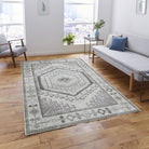 Raven Brown Cream Modern Turkish Rug-Area Rugs-famerugs-2'x3' ft 60x90 cm-fame