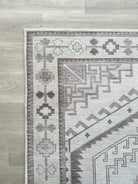 Raven Brown Cream Modern Turkish Rug-Area Rugs-famerugs-2'x3' ft 60x90 cm-fame