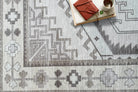 Raven Brown Cream Modern Turkish Rug-Area Rugs-famerugs-2'x3' ft 60x90 cm-fame