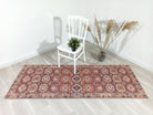 Rawaa Rug Turkish Terracotta Geometric Rug-Rugs-Fame Rugs-2'x3' ft 60x90 cm-fame