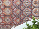 Rawaa Rug Turkish Terracotta Geometric Rug-Rugs-Fame Rugs-2'x3' ft 60x90 cm-fame