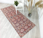 Rawaa Rug Turkish Terracotta Geometric Rug-Rugs-Fame Rugs-2'x3' ft 60x90 cm-fame