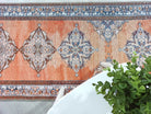 Rida-Runner Turkish Orange Vintage Runner Rug-Rugs-Fame Rugs-2'x3' ft 60x90 cm-fame