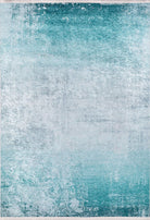 Rima Turquoise Beach Aqua Ocean Abstract Rug-Fame Rugs-2'x3'ft 60x90cm-fame