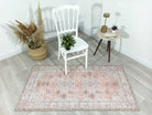 Riza Rug Turkish Muted Beige Dusty Pink Rug-Rugs-Fame Rugs-2'x3' ft 60x90 cm-fame