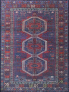 Rofa Rug Afghan Navy Blue Red Baluch Rug-Rugs-Fame Rugs-2'x3' ft 60x90 cm-fame