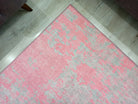 Rossa Abstract Pink Gray Rug-Rugs-Fame Rugs-2'x3' ft 60x90 cm-fame