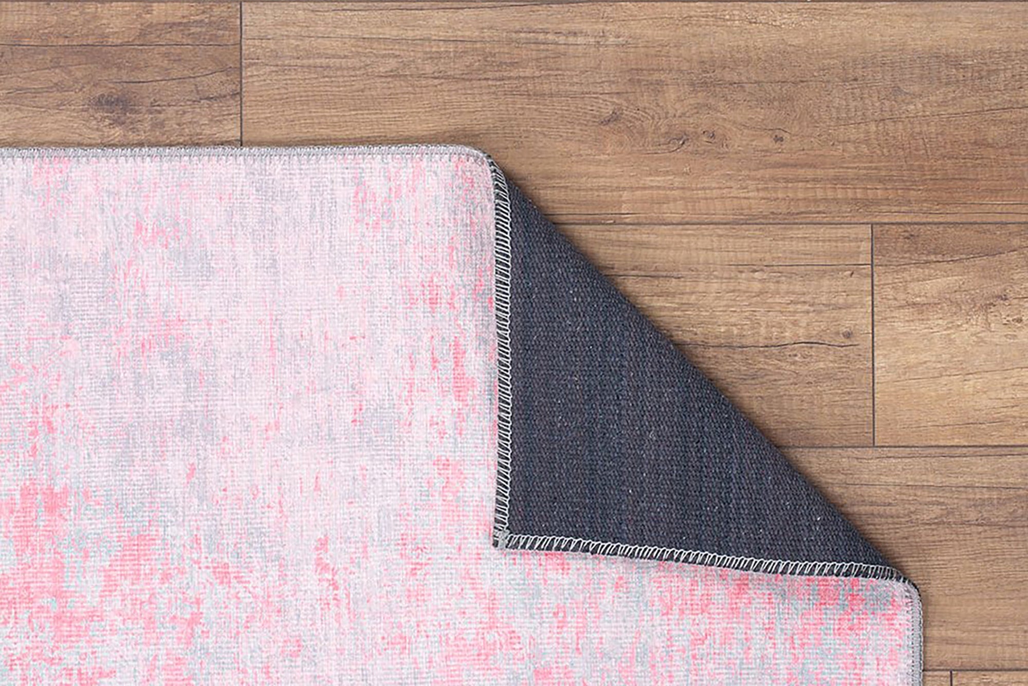 Rossa Abstract Pink Gray Rug-Rugs-Fame Rugs-2'x3' ft 60x90 cm-fame