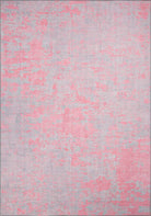 Rossa Abstract Pink Gray Rug-Rugs-Fame Rugs-2'x3' ft 60x90 cm-fame