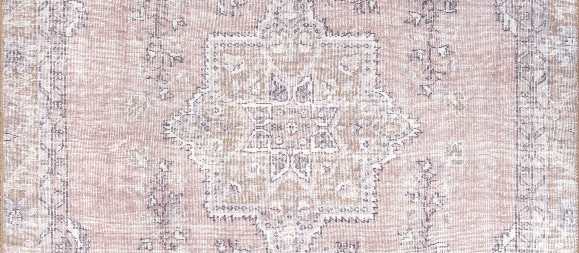 Safa Rug Turkish Faded Vintage Pink Gray Rug-Rugs-Fame Rugs-2'x3' ft 60x90 cm-fame