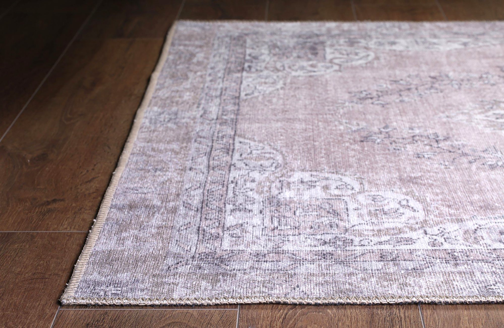 Safa Rug Turkish Faded Vintage Pink Gray Rug-Rugs-Fame Rugs-2'x3' ft 60x90 cm-fame