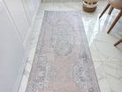 Safa Rug Turkish Faded Vintage Pink Gray Rug-Rugs-Fame Rugs-2'x3' ft 60x90 cm-fame