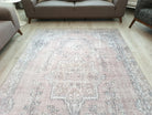 Safa Rug Turkish Faded Vintage Pink Gray Rug-Rugs-Fame Rugs-2'x3' ft 60x90 cm-fame